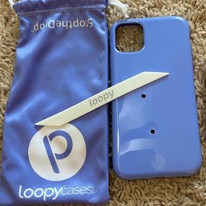 iPhone 11 (or XR) Loopy case - righty 
Periwinkle